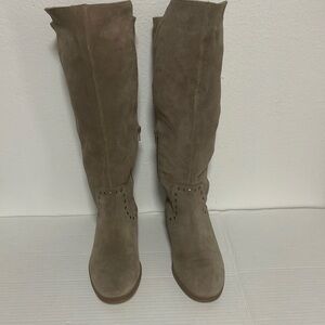 New condition Sole/Society over the knee studded suede boots Women’s 8 1/2